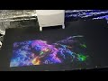 Floor projection New FLE [RL] BLACK LUMINOUS QUASAR projector screen paints