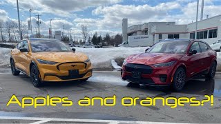 Mustang Mach-e GT vs Premium comparison