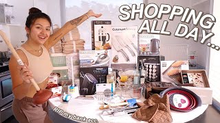 SHOPPING FOR KITCHEN APPLIANCES + huge haul | MOVING TO LA AT 18 PART 7