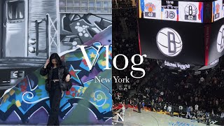 — NY vlog — NBA観戦🏀Brooklynのウォールアート街をおさんぽ