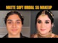 Detailed Bridal Makeup Tutorial || Glamorous Reception/Bridal look by Sakshi Gupta MUA #makeup