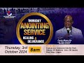 LIVE: ANOINTING SERVICE (HEALING & DELIVERANCE) THURS. 3RD OCT., 2024 THE BRIDE ASSEMBLY CHURCH