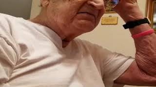 MY 98 YEAR OLD DAD'S REACTION WHEN HE FINDS OUT HOW OLD HE REALLY IS! (WARNING:F