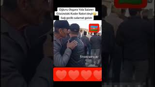 Əsgər yola salan ata 🥀🖤 #xeberler #azerbaycan #sonxeberler #haber #sondakika