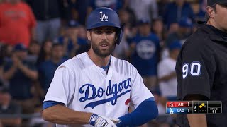 ARI@LAD: Taylor knocks four hits vs. D-backs