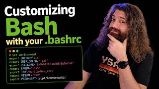 Customizing Bash with your .bashrc - Bash Scripting Course (pt57)