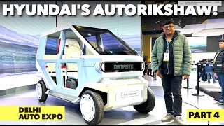 Hyundai 3 Wheeler to Montra's Huge Electric truck-Auto Expo's spectacular show continues..| Part 4