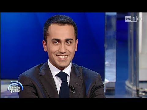 Luigi Di Maio M5s Porta A Porta Vincere Le Elezioni Europee Youtube