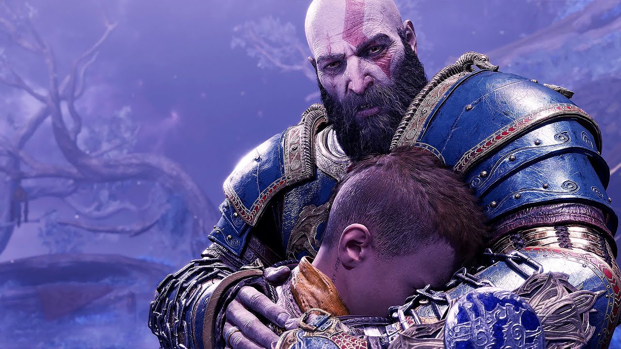 Atreus Comes Home From Asgarde - Kratos Hugs Atreus - God Of War ...