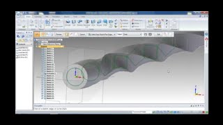 Modelling Helical Tube in Solid Edge