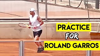 Rafael Nadal starts Intense Practice for Preparation for Roland Garros 2023