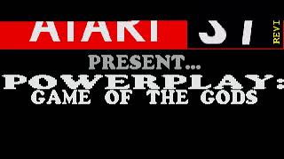 ATARI ST Powerplay the Game of the Gods INTRO LOGO GAME DEMO From ST Review MAGAZINE STE