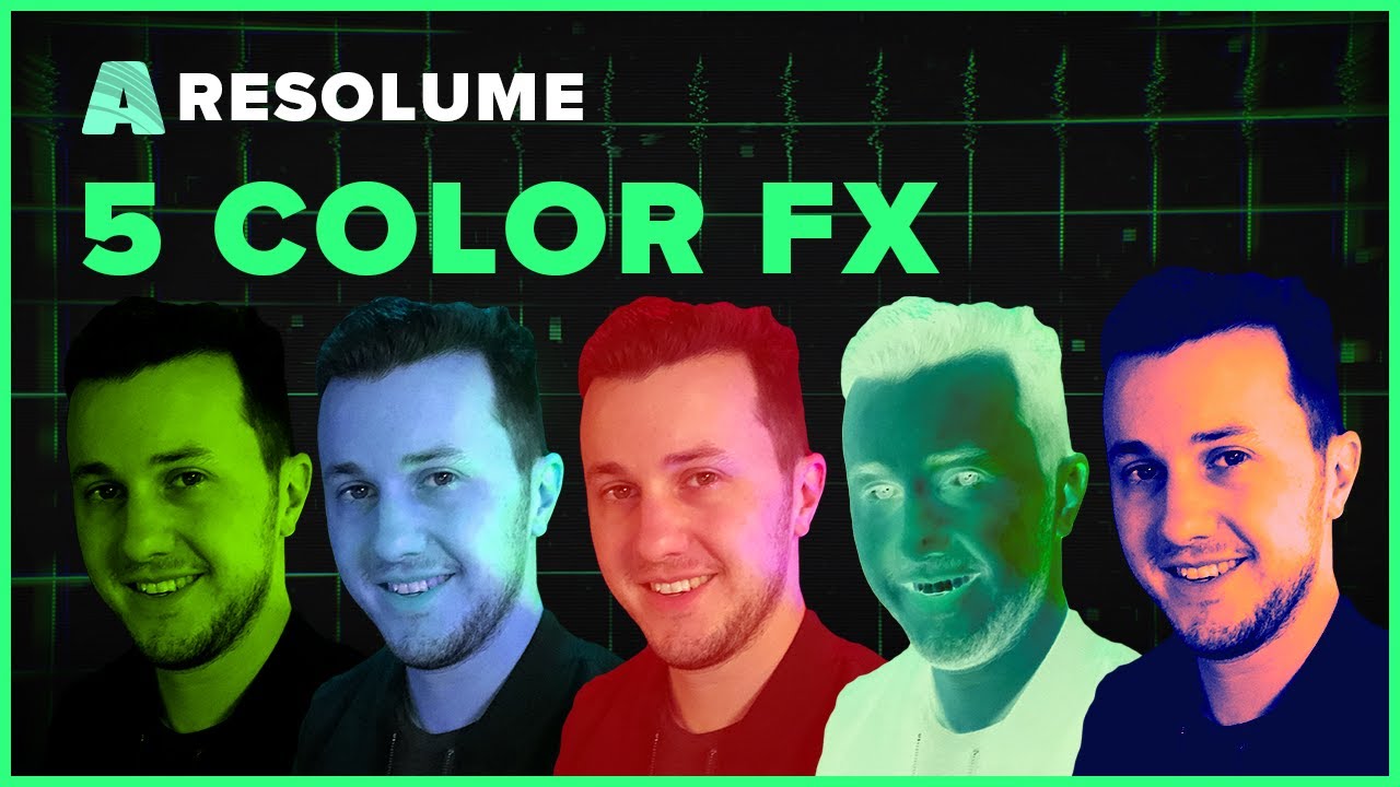 5 Color Effects Vjs Need To Use Quick Tip Tutorial Youtube