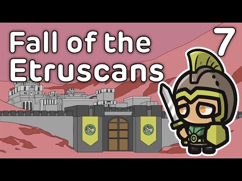 Who defeated the Etruscans?