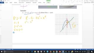 Section 7 2 Washer Method Example 1