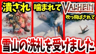 【Valheim】雪山の洗礼を受けましたｗｗｗゼロから始める異世界サバイバル！！#16【ヴァルヘイム｜攻略｜ゲーム実況】