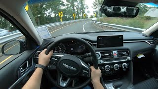 2022 Genesis G70 2.0T POV Test Drive - Better Than the TLX 2.0T