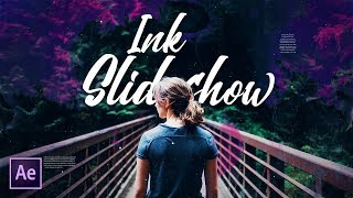 Ink Slideshow Animation in After Effects - After Effects Tutorial (Free Project File)
