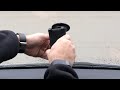 in car demo of arkon sticky suction deluxe windshield dashboard car mount