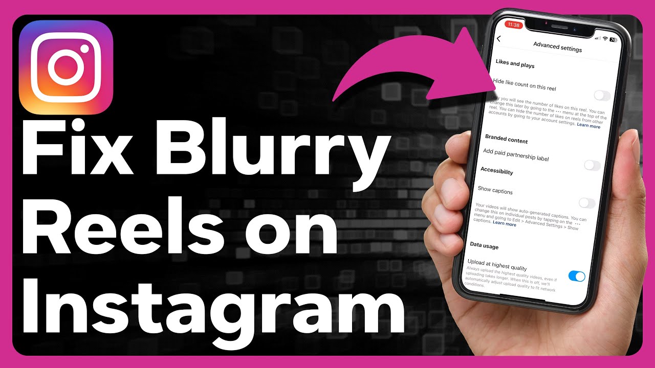 How To Fix Blurry Instagram Reels - YouTube