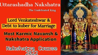 Uttarashadha Nakshatra Application \u0026 untold Techniques#New Course Announcement/Karmic navansh