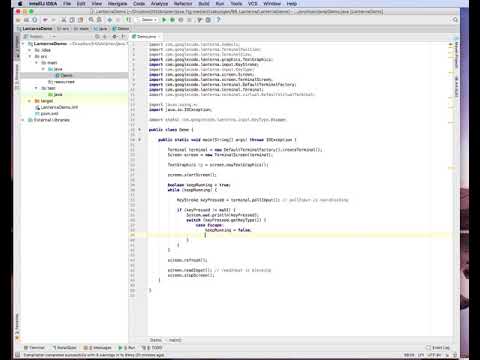 Lanterna 3, Console Text GUI Library for Java, Part 2 of 4 Lanterna 3, Console Text GUI Library for Java, Part 2 of 4