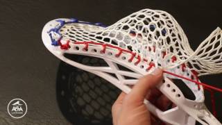 How To String: Mid Pocket on Alpha Lacrosse Beta Head