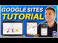 Ultimate Google Sites Tutorial 2025 | Create A ‘Full Feature’ Google Sites Website