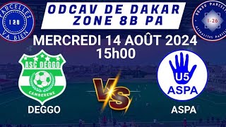 🛑EN DIRECT NAVETSNE ZONE 8 B DEGGO VS ASPA AU STADE MUNICIPALE DES PARCELLES ASSAINIES