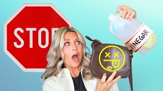 You're Killing Your Coach Bag With Vinegar for Mold Removal