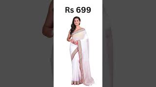 Women's Pure Cotton Handloom Bengal Tant Saree With Starch and Without Blouse Piece