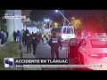 tragedia en tlÁhuac pareja muer3 en accidente de moto al impactar contra camioneta.