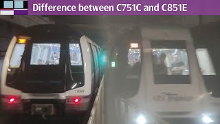 The difference between C751C and C851E