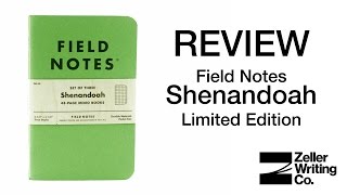 Ink On Hand - Review: Field Notes Shenandoah