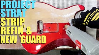 Project Strat Pickguard Fitment, Body Strip and Refinish