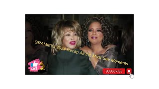 GRAMMYs 2024 Recap  All the Must See Moments