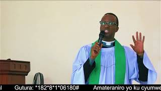 EAR D/Gasabo: Ubutumwa bwiza / Rev. Saano Stephen || Amateraniro yo ku cyumweru 26.01.2025