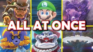 Super Mario Odyssey: ALL BOSSES AT ONCE (5 Bosses)