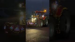 Christmas Tractor Run #tractorrun #shorts #agriculture #tractors #christmas