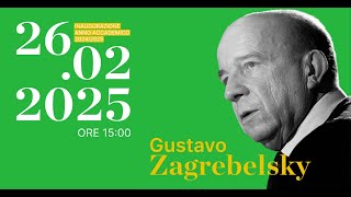 Cerimonia d'Inaugurazione dell'Anno Accademico 2024 / 2025 - Gustavo Zagrebelsky