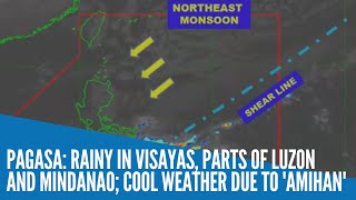 Pagasa: Rainy in Visayas, parts of Luzon and Mindanao; cool weather due to 'amihan'