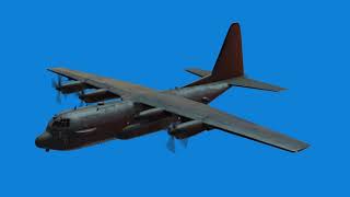 Hercules c130,plane, Full hd green screen free download