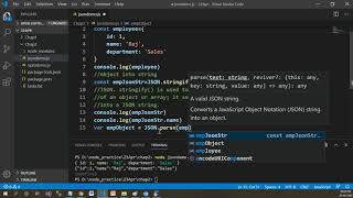 JSON.stringify vs JSON.parse in Node js