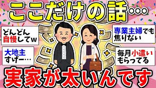 【ガルちゃん有益】実家がガチで金持ちの人あつまれー！裕福度が桁違いだったww【ガルちゃん雑談】