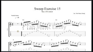 Sweeping Exercise:  Exercise 15 // Key of Em