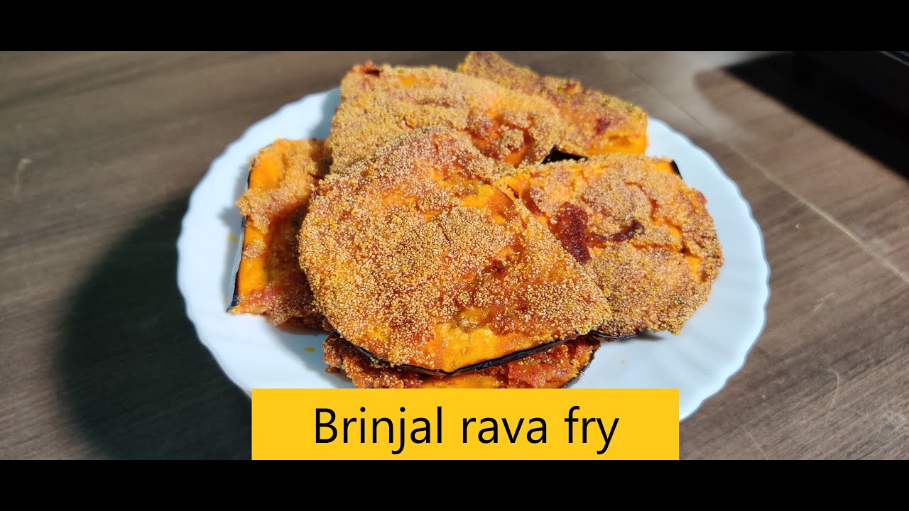 BRINJAL RAVA FRY | EGGPLANT RAVA FRY| ಬದನೆಕಾಯಿ ರವಾ ಫ್ರೈ | बैंगन रवा ...