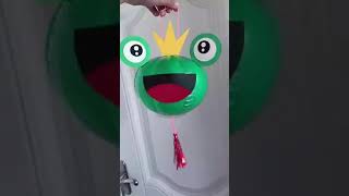 【亲子手工DIY】暑假到了，用瓶做个漂亮的青蛙🐸小灯笼吧～🐸 #shorts