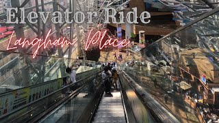 Walk with me | Langham Place Elevator Ride Mong Kok 旺角 朗豪坊 | Hong Kong