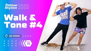 WALK and TONE #4 • FAT BURNING • 20 Min Workout • Keoni Tamayo