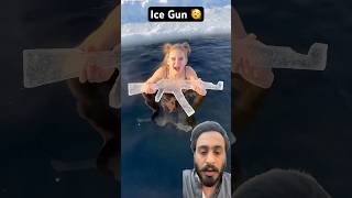 Ice gun #fishing #mermaid #beach #pool #icequeen #galkina_anechka #winter #trending#viralvideo